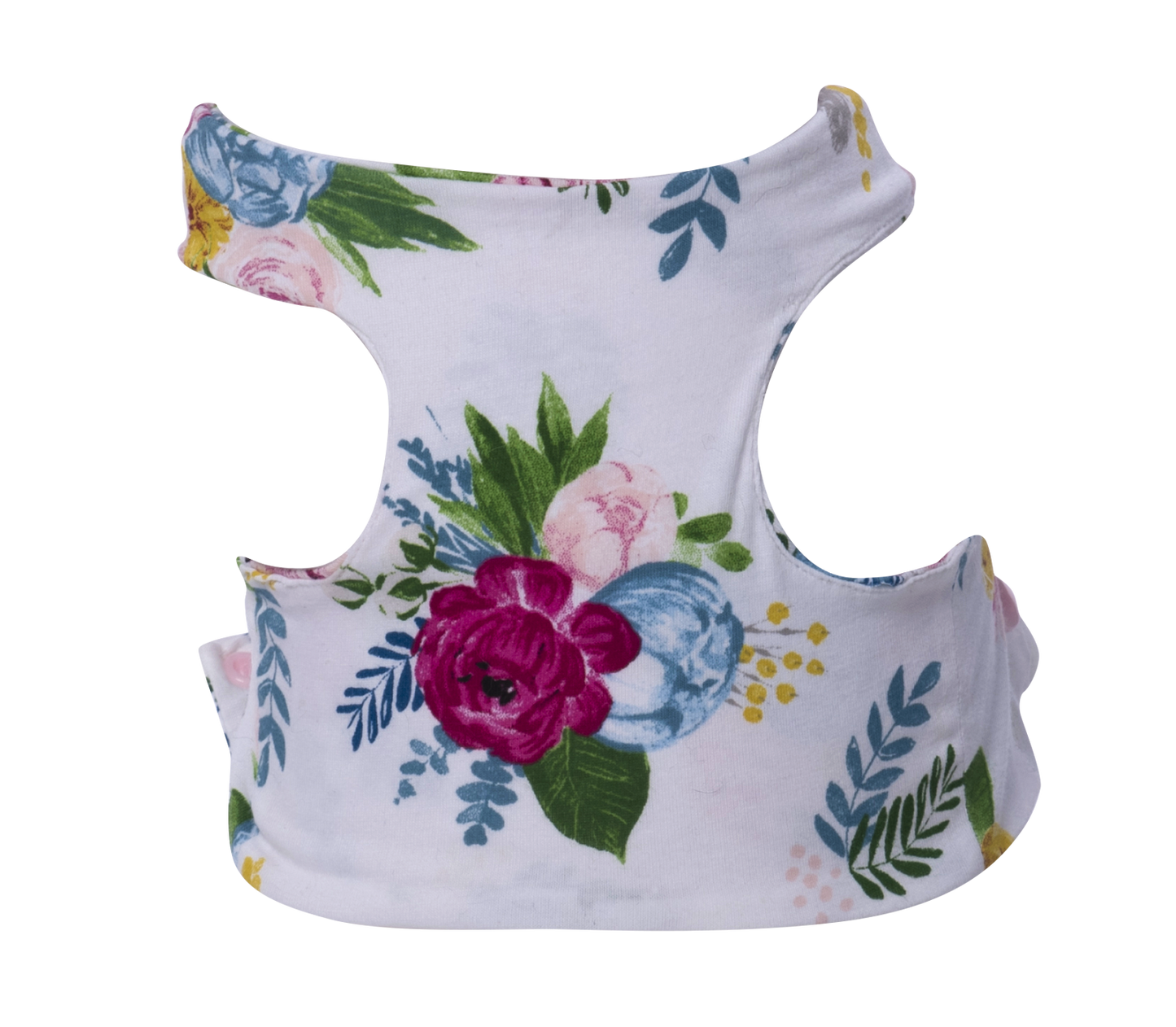 Flower print crop top for pets