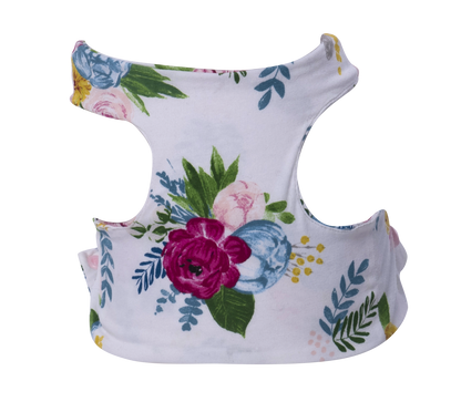 Flower print crop top for pets